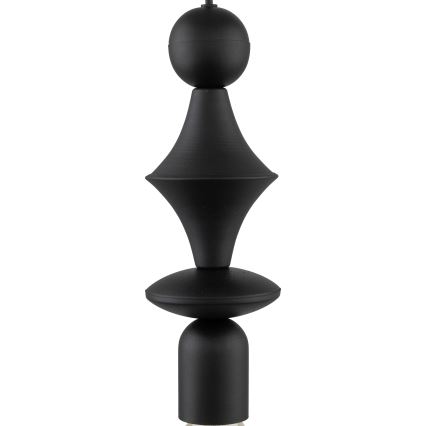 Hanglamp aan een koord TOWER 1xE27/15W/230V zwart