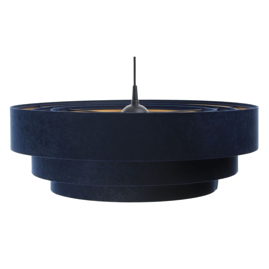 Hanglamp aan een koord TRINITI 1xE27/60W/230V blauw/geel
