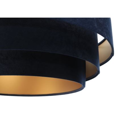 Hanglamp aan een koord TRINITI 1xE27/60W/230V blauw/geel