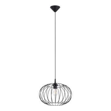 Hanglamp aan een koord TSUNO 1xE27/15W/230V zwart