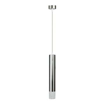 Hanglamp aan een koord TUBI 1xGU10/8W/230V glanzend chroom