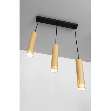 Hanglamp aan een koord TUBO 3xGU10/25W/230V