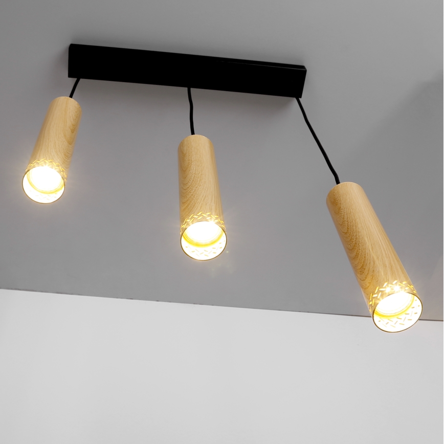 Hanglamp aan een koord TUBO 3xGU10/25W/230V