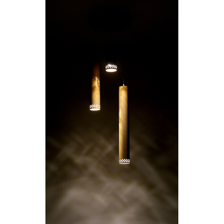 Hanglamp aan een koord TUBO 3xGU10/25W/230V