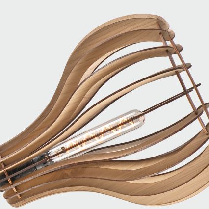 Hanglamp aan een koord TUCCI 1xE27/60W/230V diameter 29 cm eiken