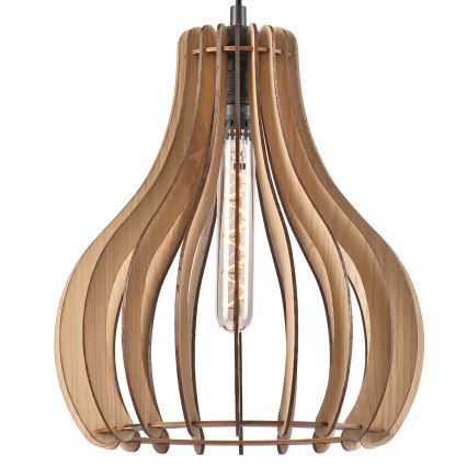 Hanglamp aan een koord TUCCI 1xE27/60W/230V diameter 29 cm eiken