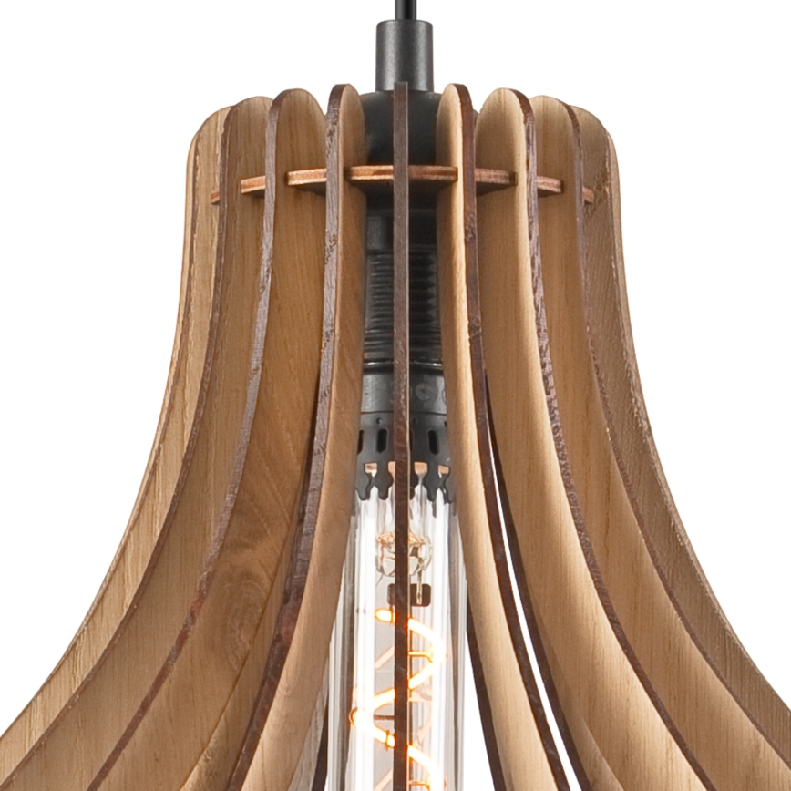 Hanglamp aan een koord TUCCI 1xE27/60W/230V diameter 29 cm eiken