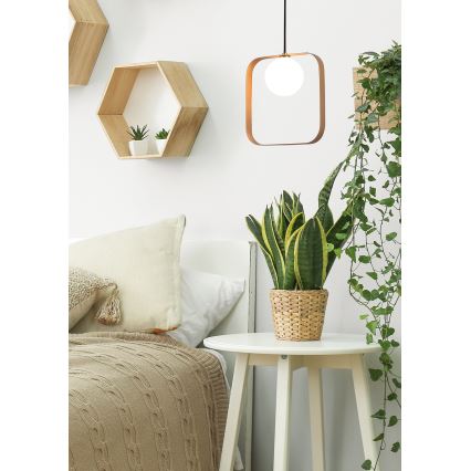 Hanglamp aan een koord TULA 1xG9/28W/230V hoekig goud