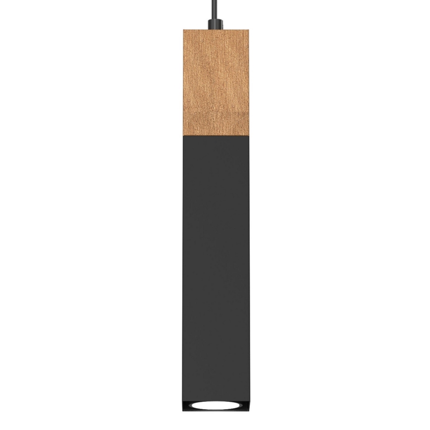 Hanglamp aan een koord TULUM 3xGU10/60W/230V zwart