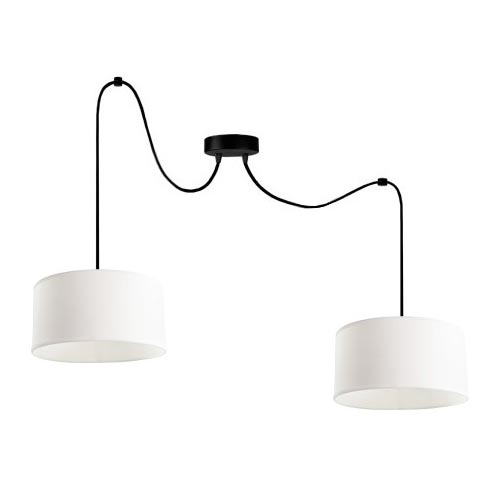 Hanglamp aan een koord TUZ 2xE27/60W/230V spin