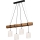Hanglamp aan een koord ULMO 4xE27/25W/230V grenen
