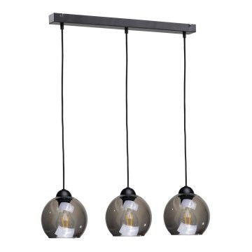 Hanglamp aan een koord UNO 3xE27/60W/230V zwart