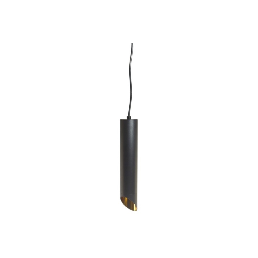 Hanglamp aan een koord VALDA 1xGU10/30W/230V 132 cm zwart