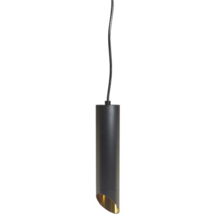 Hanglamp aan een koord VALDA 1xGU10/60W/230V 132 cm zwart