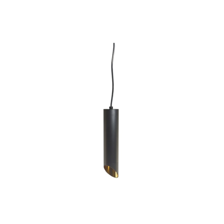 Hanglamp aan een koord VALDA 1xGU10/60W/230V 132 cm zwart