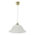 Hanglamp aan een koord VERA 1xE27/60W/230V goud/wit