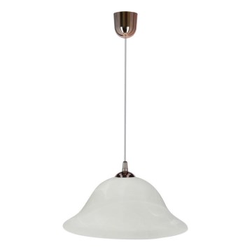 Hanglamp aan een koord VERA 1xE27/60W/230V koper/wit