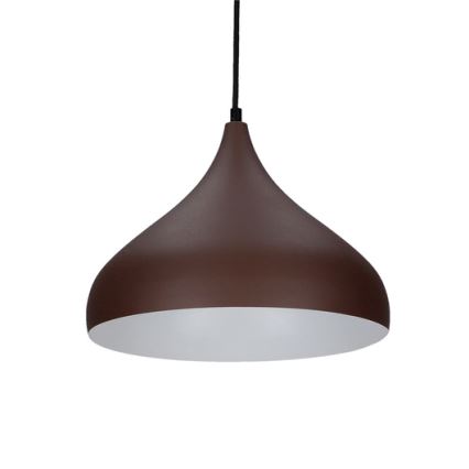 Hanglamp aan een koord VIBORG 1xE27/40W/230V bruin