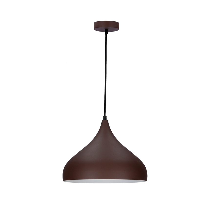 Hanglamp aan een koord VIBORG 1xE27/40W/230V bruin