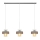 Hanglamp aan een koord VOLTA 3xE27/15W/230V grijs