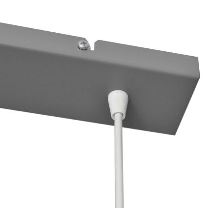 Hanglamp aan een koord VOLTA 3xE27/15W/230V grijs