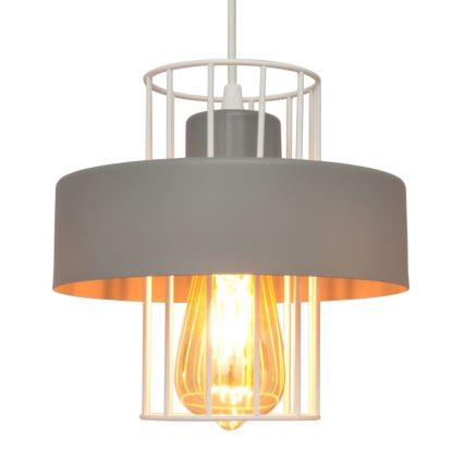 Hanglamp aan een koord VOLTA 3xE27/15W/230V grijs