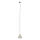 Hanglamp aan een koord voor 1-fase railsysteem CONO 1xE27/15W/230V zwart/beige