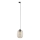 Hanglamp aan een koord voor 1-fase railsysteem ELIO 1xE27/15W/230V zwart/gerookt beige