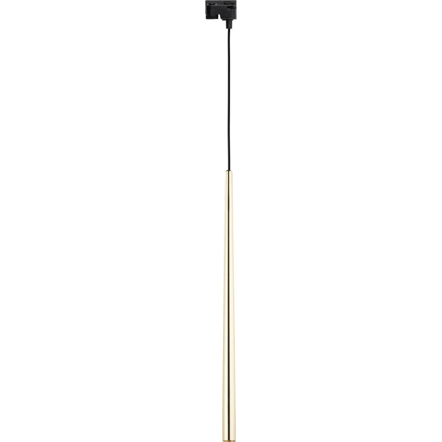 Hanglamp aan een koord voor 1-fase railsysteem PIANO 1xG9/8W/230V goud/zwart