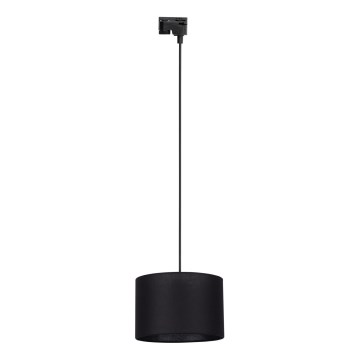 Hanglamp aan een koord voor 1-fase railsysteem TRACER 1xE27/15W/230V diameter 30 cm zwart