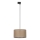 Hanglamp aan een koord voor 1-fase railsysteem TRACER 1xE27/15W/230V diameter 38 cm zwart/bruin