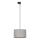 Hanglamp aan een koord voor 1-fase railsysteem TRACER 1xE27/15W/230V diameter 38 cm zwart/grijs