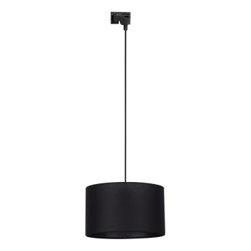 Hanglamp aan een koord voor 1-fase railsysteem TRACER 1xE27/15W/230V diameter 38 cm zwart
