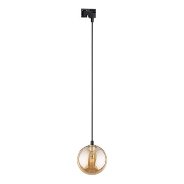 Hanglamp aan een koord voor 1-fase railsysteem TRACER 1xG9/8W/230V zwart/gerookt bruin