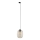 Hanglamp aan een koord voor een 3-fase rail systeem ELIO 1xE27/15W/230V zwart/gerookt beige