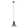 Hanglamp aan een koord voor een 3-fase rail systeem NEO 1xE27/15W/230V zwart/gerookt zwart