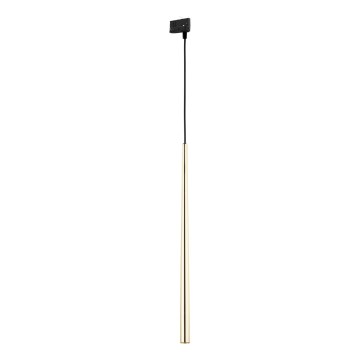 Hanglamp aan een koord voor een 3-fase rail systeem PIANO 1xG9/8W/230V goud/zwart