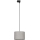 Hanglamp aan een koord voor een 3-fase rail systeem TRACER 1xE27/15W/230V diameter 30 cm zwart/grijs