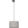 Hanglamp aan een koord voor een 3-fase rail systeem TRACER 1xE27/15W/230V diameter 38 cm zwart/grijs