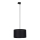 Hanglamp aan een koord voor een 3-fase rail systeem TRACER 1xE27/15W/230V diameter 38 cm zwart