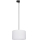 Hanglamp aan een koord voor een 3-fase rail systeem TRACER 1xE27/15W/230V diameter 38 cm zwart/wit