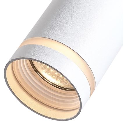 Hanglamp aan een koord voor een 3-fase Railsysteem PIPE 1xGU10/25W/230V wit