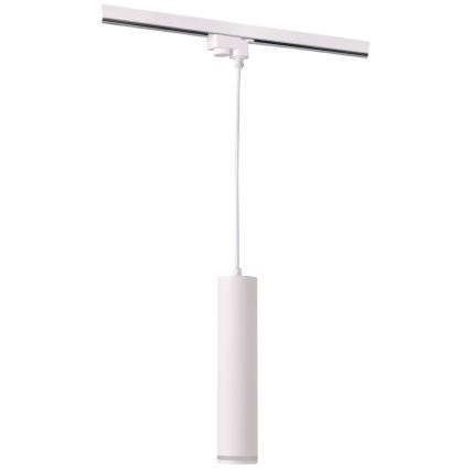 Hanglamp aan een koord voor een rail Systeem PARIJS 3xGU10/10W/230V + 1 m rails systeem wit