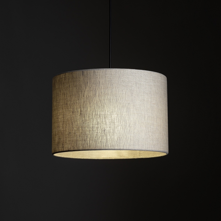 Hanglamp aan een koord voor 1-fase railsysteem TRACER 1xE27/15W/230V diameter 30 cm zwart/grijs