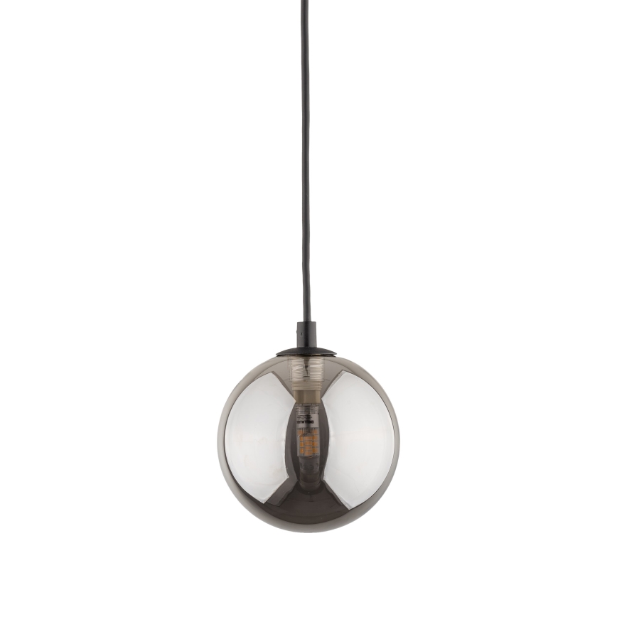 Hanglamp aan een koord voor 1-fase railsysteem TRACER 1xG9/8W/230V zwart/gerookt zwart