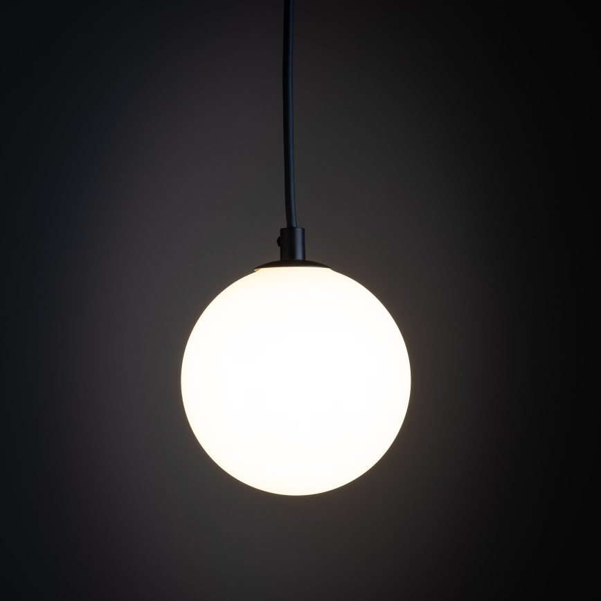 Hanglamp aan een koord voor 1-fase railsysteem TRACER 1xG9/8W/230V zwart/wit