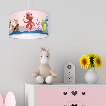 Hanglamp aan een koord voor Kinderen OCTOPUS 1xE27/60W/230V