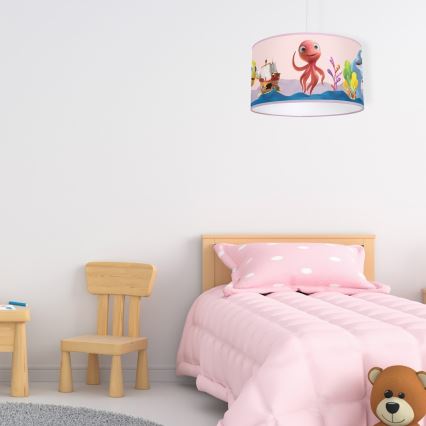 Hanglamp aan een koord voor Kinderen OCTOPUS 1xE27/60W/230V