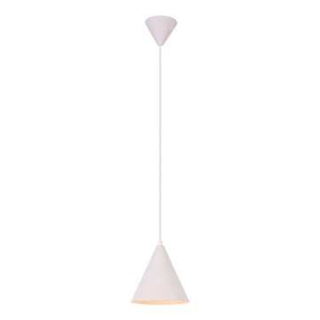 Hanglamp aan een koord VOSS 1xE27/40W/230V wit