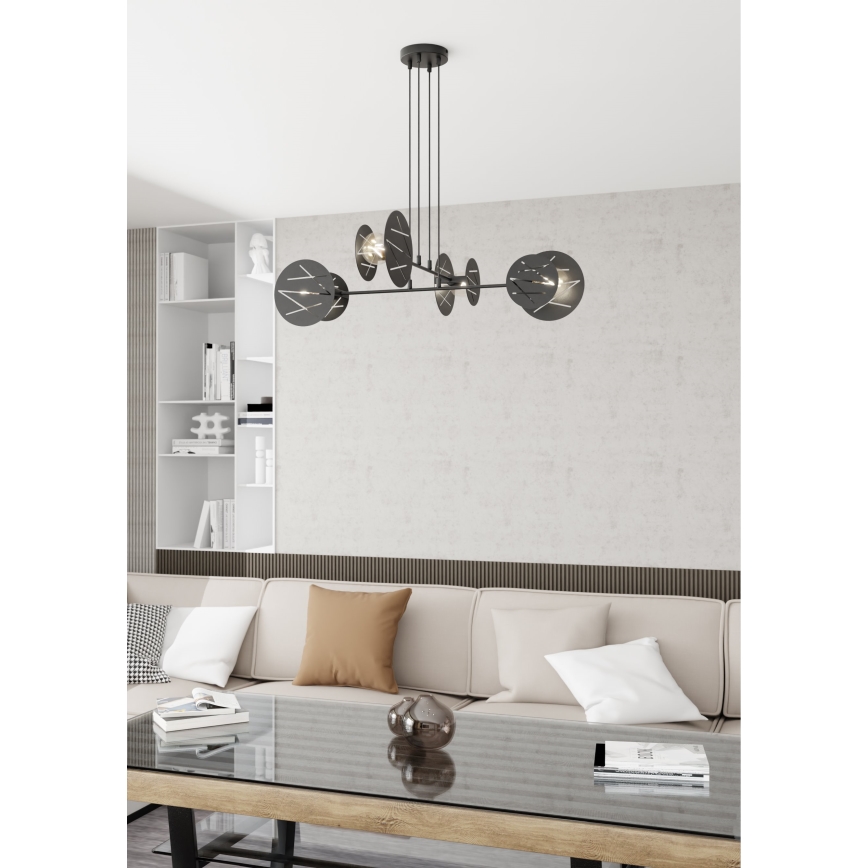 Hanglamp aan een koord XOTIC 4xE27/15W/230V zwart